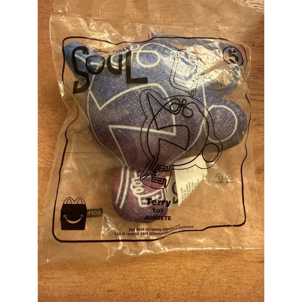 Disney Pixar SOUL #5 TERRY Plush McDonald's 2020 Happy Meal Toy NEW